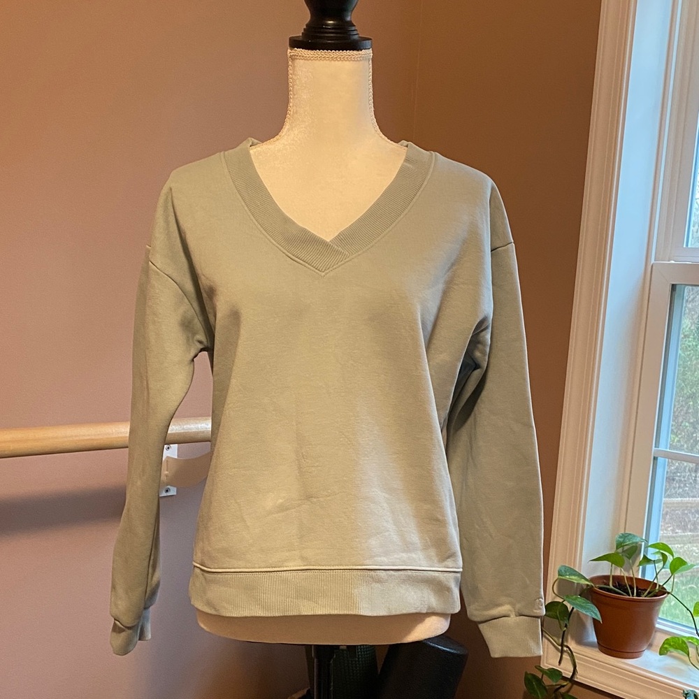 Pact Women's V-Neck sweatshirt Sl